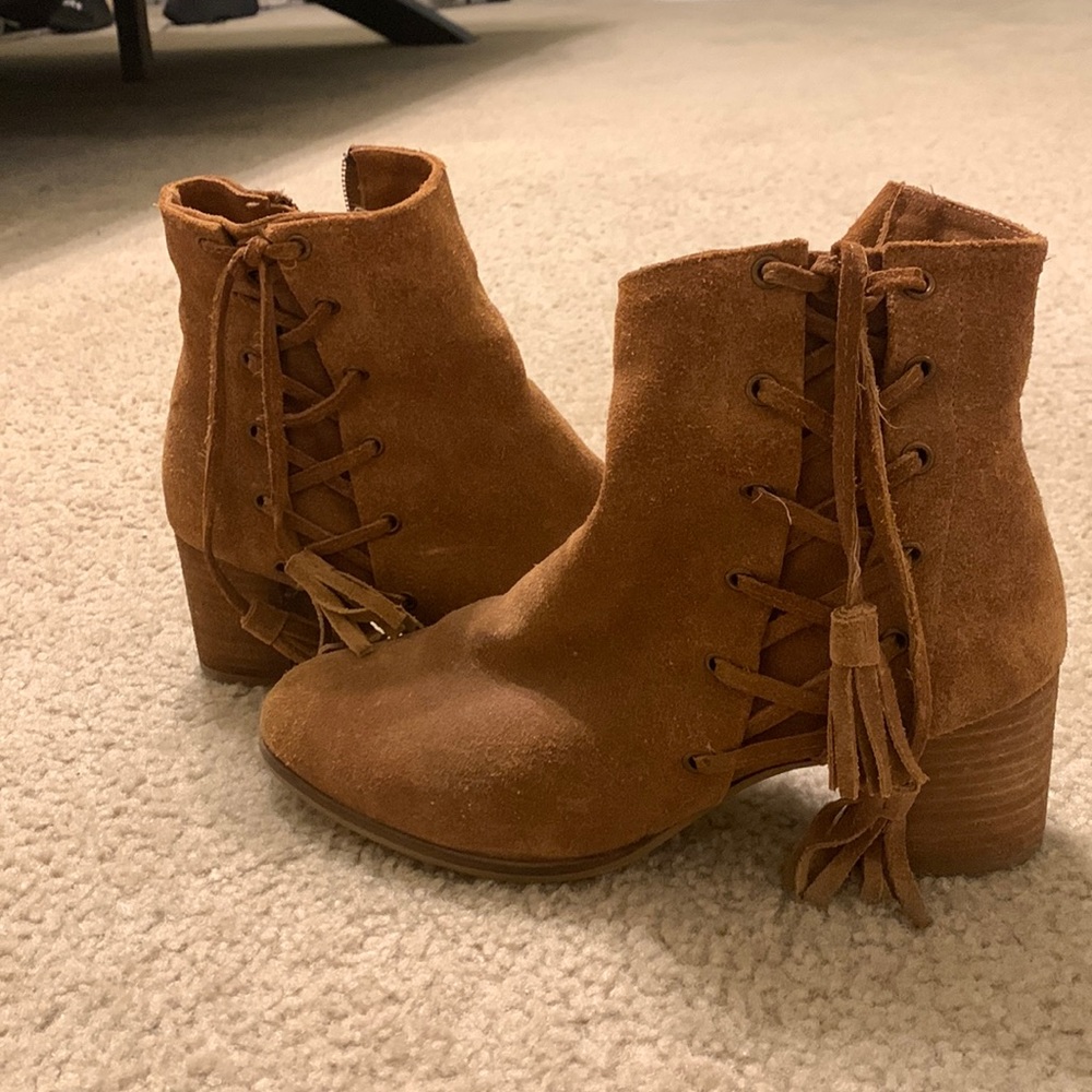 Suede ankle boots